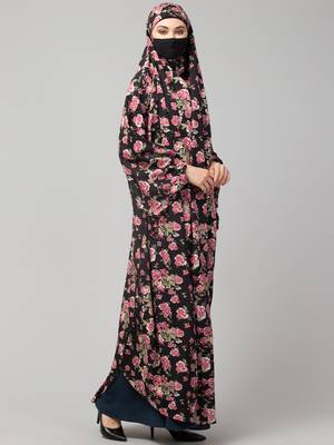 Full Length- Single Piece Prayer Jilbab With Adjustable Mouthpiece 6