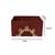Lalhaveli Spoon Fork Pen Pencil Holder Wooden 5 Compartments Study Table top Decor Stand Box (8x5.5x4 Inch)
