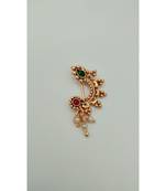Gold Plated Nose Pin in Multicolor
