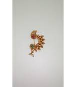 Gold Plated Nose Pin in Multicolor