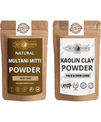 Multani Mitti and Kaolin Clay Powder For Face Pack  For  Face Mask    Natural & Herbal 1