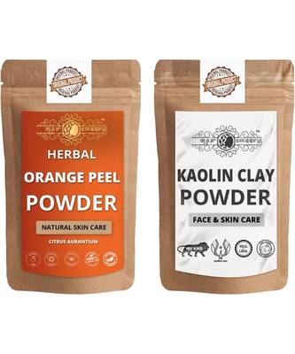 Orange Peel and Kaolin Clay Powder For Face Pack  For  Face Mask    Natural & Herbal 1