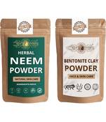 Neem and Bentonite Clay Powder For Face Pack  For  Face Mask    Natural & Herbal