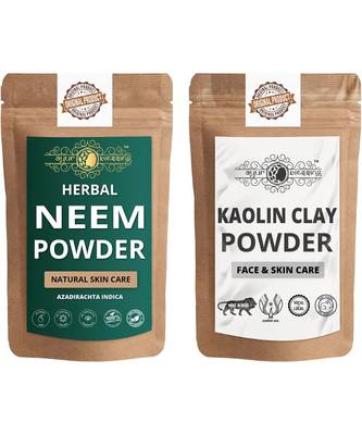 Neem and Kaolin Clay Powder For Face Pack  For  Face Mask    Natural & Herbal 1
