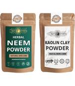 Neem and Kaolin Clay Powder For Face Pack  For  Face Mask    Natural & Herbal