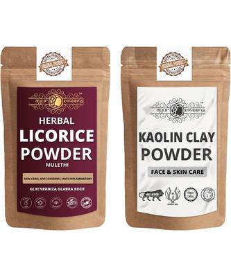 Licorice and Kaolin Clay Powder For Face Pack  For  Face Mask    Natural & Herbal 1