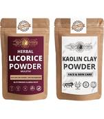 Licorice and Kaolin Clay Powder For Face Pack  For  Face Mask    Natural & Herbal