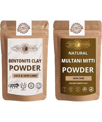 Bentonite Clay and Multani Mitti Powder For Face Pack  For  Face Mask    Natural & Herbal 1