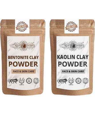 Bentonite Clay and Kaolin Clay Powder For Face Pack  For  Face Mask    Natural & Herbal 1