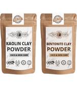 Kaolin Clay and Bentonite Clay Powder For Face Pack  For  Face Mask    Natural & Herbal