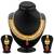 Marvellous Gold Plated Temple Jewellery Necklace Set