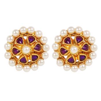 Purple studs 1