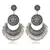 Silver danglers-drops