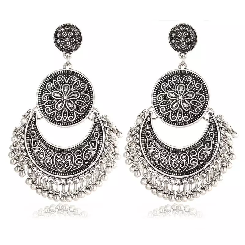 Silver danglers-drops