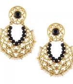 Black danglers-drops