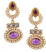 Purple danglers-drops