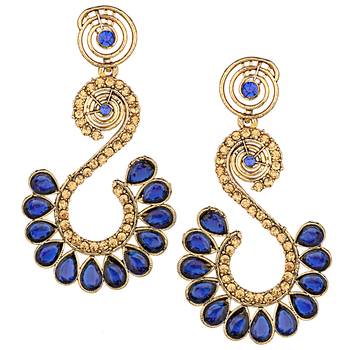 Blue danglers-drops 1