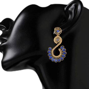 Blue danglers-drops 3