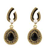 Black danglers-drops