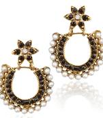 Black danglers-drops