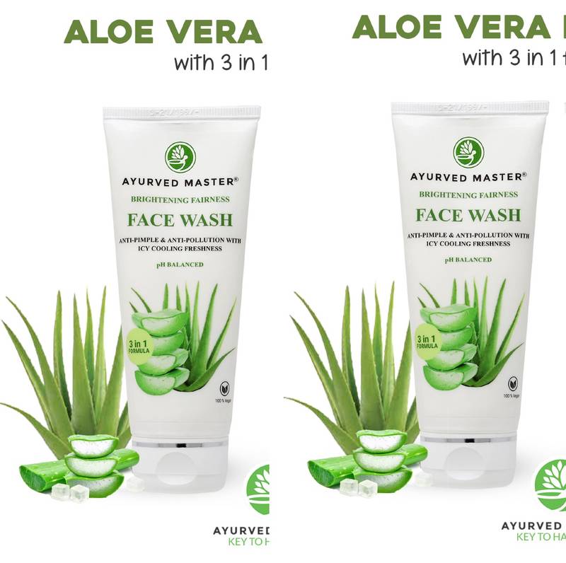 Aloe Vera Hyaluronic Acid and Vitamin B5 Hydrating Gentle Face Wash -No Parabens,Silicones & Color-100GM+50GM