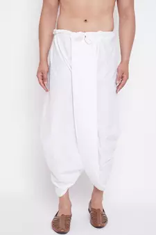 White Plain Cotton Dhotis