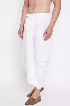 White Plain Cotton Dhotis