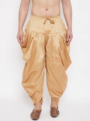 Rose Plain Silk Blend Dhotis 2