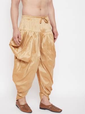 Rose Plain Silk Blend Dhotis 3