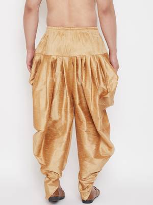 Rose Plain Silk Blend Dhotis 4
