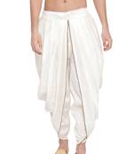 Cream Silk Blend Dhoti