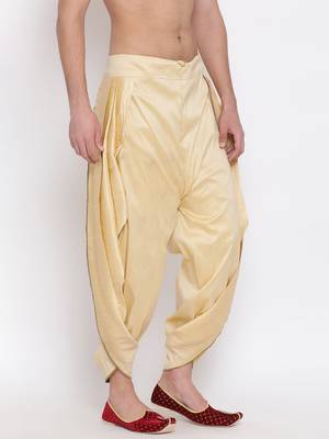 Men'S Gold Dhoti 3