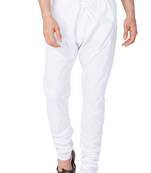 Men'S White Pure Cotton Pyjama