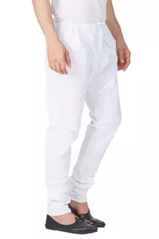White Pure Cotton Pyjama