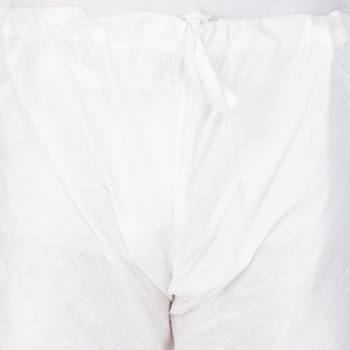 White Plain Cotton Men-Pyjamas 4