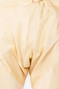 Gold Plain Cotton Men-Pyjamas