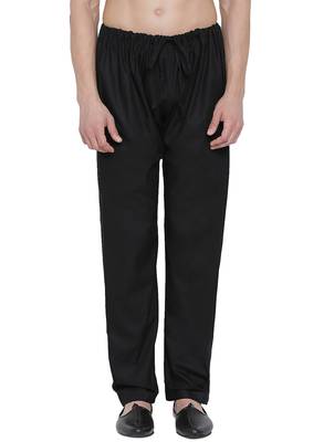 Black plain cotton men-pyjamas 1