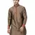 Maroon Plain Silk Blend Men-Kurtas