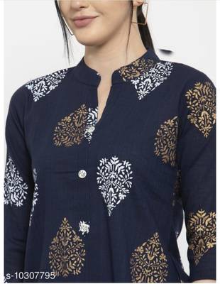 Women's Rayon Printed Multicolored 3/4th Sleves Regular Top 3