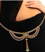 Multicolor agate waist-belt