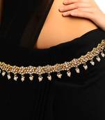 Multicolor agate waist-belt