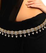 Multicolor agate waist-belt