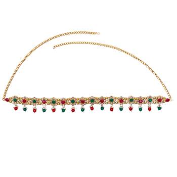 Multicolor agate waist-belt 3