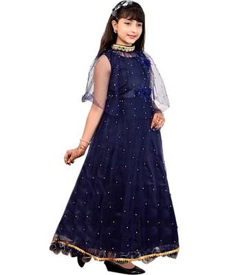 Net Semi Stitched Flared/A-line Gown 3