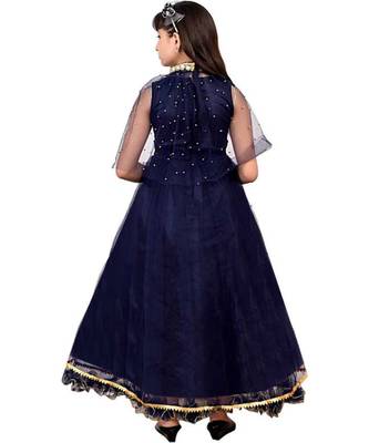 Net Semi Stitched Flared/A-line Gown 5