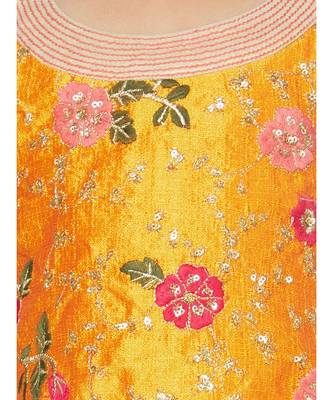 Chic Pink and Yellow Sharara Set with Dupatta 4