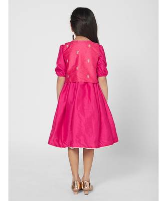Chic Pink jacket set for Girls 3