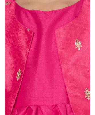 Chic Pink jacket set for Girls 4