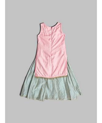 Stunning Green Sharara Party Set for Girls 7