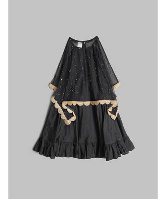 Stunning Black Sleeveless Party Gown for Girls 7